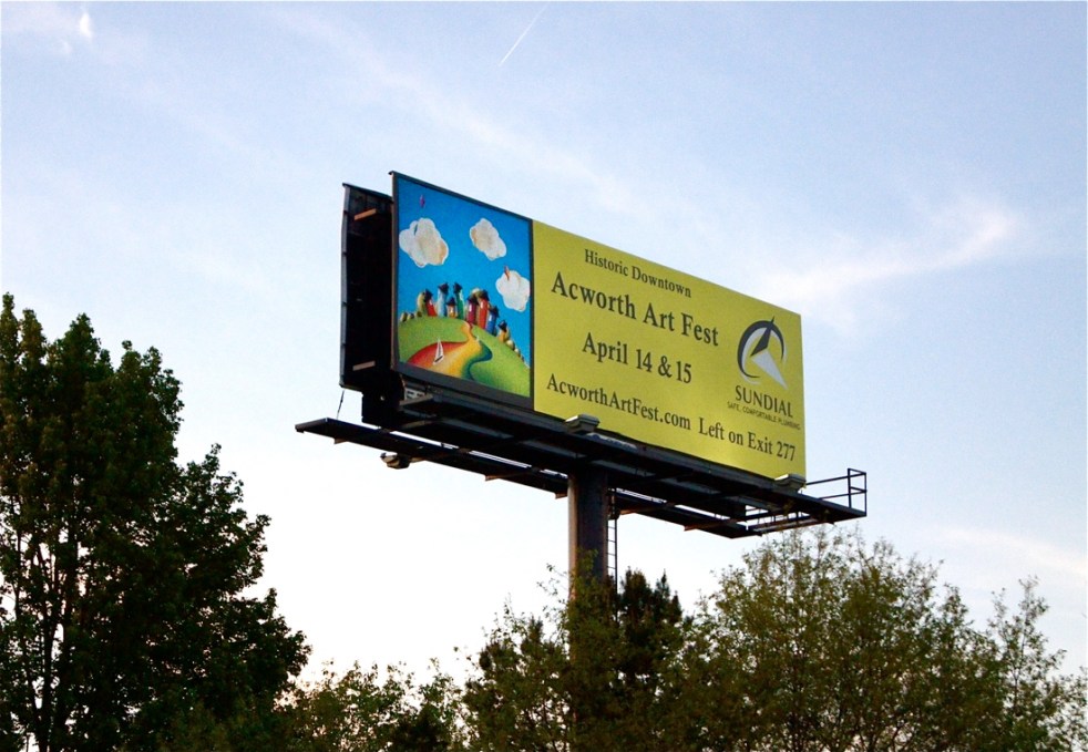Acworth Art Fest - Cindy Thornton Billboard