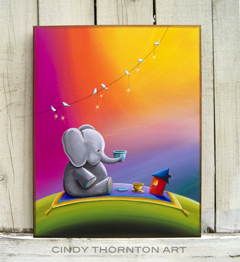 Tea Time - Cindy Thornton Art