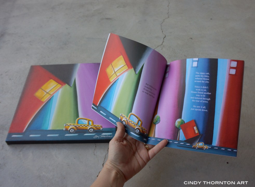 Tiny Taxi - Cindy Thornton Art